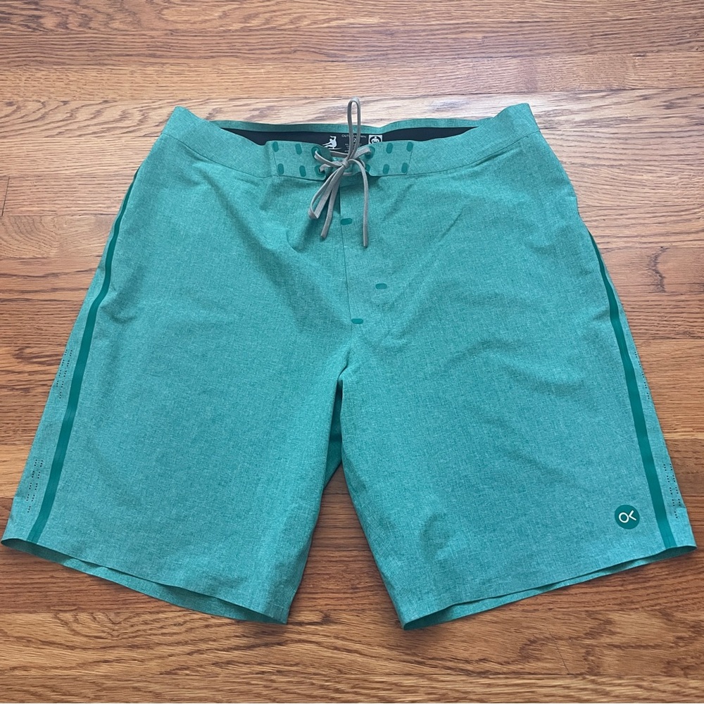 Outerknown apex Teal Kelly Slater boardshorts trunks